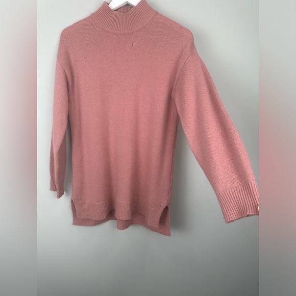 Halogen Wool Cashmere Blend High Low Hem Soft Sweater Size Small Petite - Picture 3 of 6